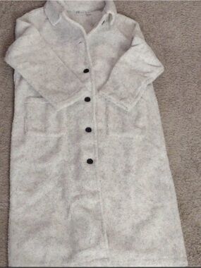 NWOT Longline Berber Coat by Easy Essentials, Size XL